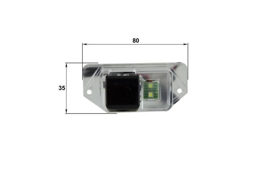 Штатна камера заднього виду Falcon HS8054-XCCD для Mitsubishi Lancer 2008-2010/Lancer 2015 MA_FN HS8054XCCD фото