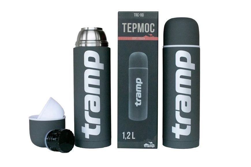 Термос TRAMP Soft Touch 1,2 л, Помаранчевий TM_TRC-110-orange фото