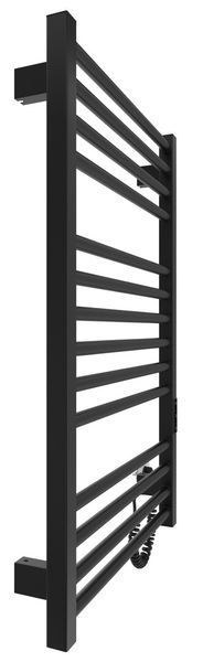 Сушка для рушників Hygge Family електричний Derby, 770х530х80мм, таймер-регулятор, сталь, чорний матовий RC_6.1.0402.06.BM фото