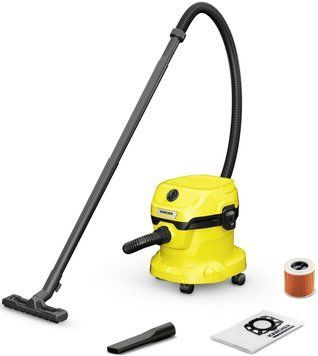 Пылесос профессиональный Karcher WD 2 Plus V-12/4/18/C, 1000Вт, контейнер 12л, 4.25кг RC_1.628-009.0 фото