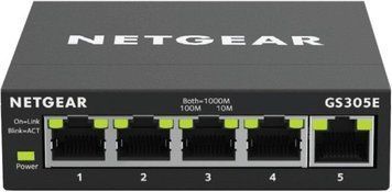Коммутатор GS305E 5xGE, WebSmart NETGEAR RC_GS305E-100PES фото