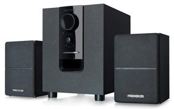 Акустическая система MICROLAB M-106 2.1, 10W, mini-jack, черный RC_M-106 фото
