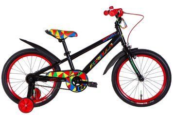 Велосипед сталь 18" Formula SPORT гальмівна рама-9" чорний з крилом Pl 2024 VT_OPS-FRK-18-145 фото