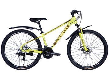 Велосипед AL 26" Discovery BASTION DD CS рама-13" жовтий 2025 VT_OPS-DIS-26-618 фото