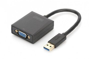 Адаптер Digitus USB 3.0 - VGA Full HD, M/F, 0.15 m RC_DA-70840 фото