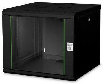 Шафа DIGITUS 19", 9U, 600x600 мм, Wall Mounting Unique, чорна RC_DN-1909U-6/6-SW фото