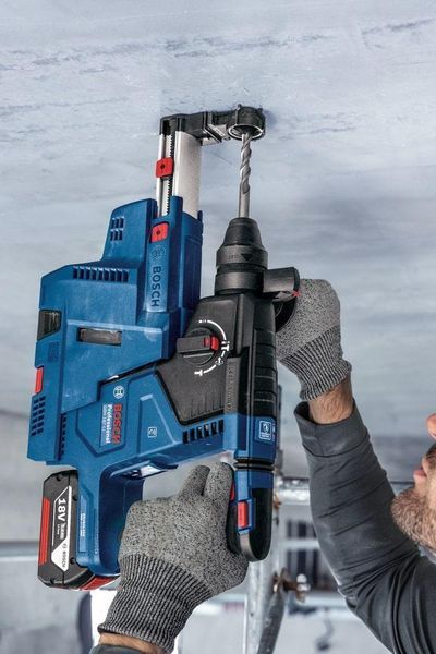 Перфоратор акумуляторний Bosch GBH 187-LI SDS-Plus 18В 2х5А/год 2.4Дж 2.9кг кейс RC_0.611.923.021 фото