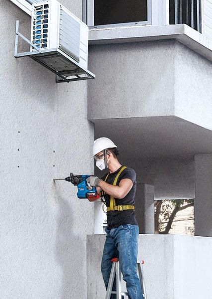 Перфоратор акумуляторний Bosch GBH 187-LI SDS-Plus 18В 2х5А/год 2.4Дж 2.9кг кейс RC_0.611.923.021 фото
