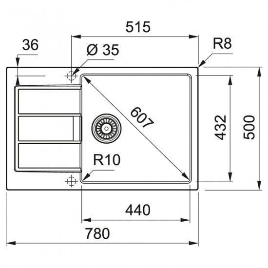 Кухонная мойка Franke Sirius 2.0 S2D 611-78 XL RC_143.0621.335 фото