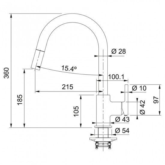 Смеситель Franke Lina [115.0626.081] RC_115.0626.081 фото