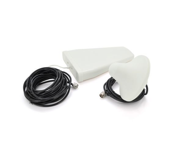 Комплект усилитель GSM306-3G-4G 900/1800/2100МГц, усилитель трехдиапазонный, антенна приёма, 20м кабеля, U_22746 фото