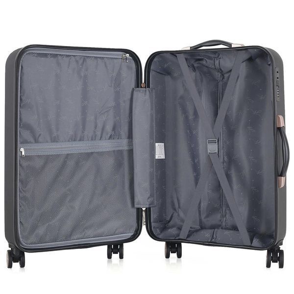 Чемодан Semi Line 24" (M) Black (T5787-2) DS_DAS302969 фото