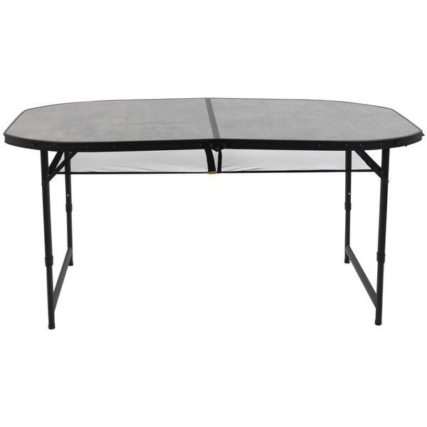 Стіл Bo-Camp Northgate Oval 150x80 cm Black/Grey (1404188) DS_DAS302569 фото