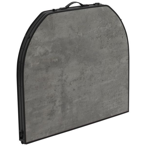 Стіл Bo-Camp Northgate Oval 150x80 cm Black/Grey (1404188) DS_DAS302569 фото