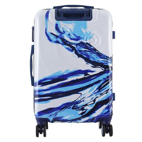 Валіза Semi Line 24" (M) White/Blue Print (T5653-2) DS_DAS302330 фото