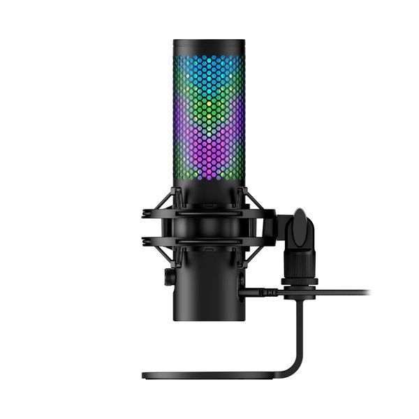 Мікрофон геймерський QuadCast 2 S, Omni/Uni/Bi, USB-A, 3м, NGenuity, RGB, чорний HyperX RC_9A273AA фото