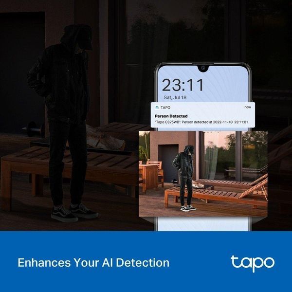 IP-камера TP-LINK Tapo C325WB 4MP N300 microSD наружная ColorPro RC_TAPO-C325WB фото