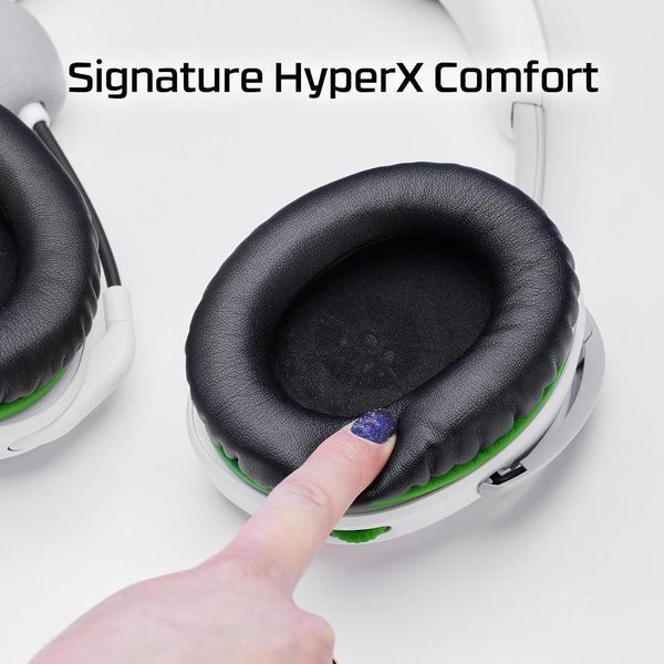 Гарнитура HyperX Cloud Stinger 2 Xbox, mini-jack, бело-зеленый RC_75X28AA фото