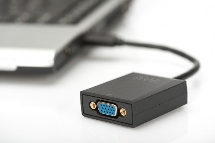 Адаптер Digitus USB 3.0 - VGA Full HD, M/F, 0.15 m RC_DA-70840 фото