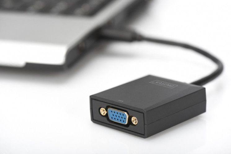 Адаптер Digitus USB 3.0 - VGA Full HD, M/F, 0.15 m RC_DA-70840 фото