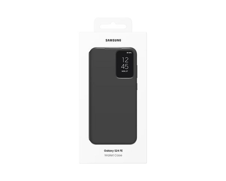 Чохол для Galaxy S24 FE (S721), Smart View Wallet Case, чорний Samsung RC_EF-ZS721CBEGWW фото
