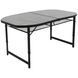 Стіл Bo-Camp Northgate Oval 150x80 cm Black/Grey (1404188) DS_DAS302569 фото 1