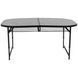 Стіл Bo-Camp Northgate Oval 150x80 cm Black/Grey (1404188) DS_DAS302569 фото 2