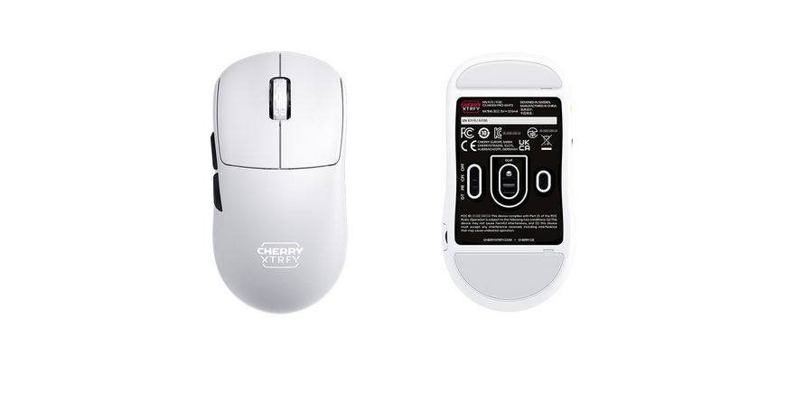 Cherry Xtrfy Миша M68 PRO, 8K, WL/USB-A, RGB, білий RC_CX-M68W-PRO-WHITE фото