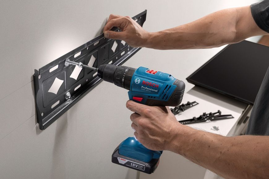 Bosch Шуруповерт-дрель ударная аккумуляторная GSB 183-LI 18В 2х2А&middot;час 21-56Нм 374-1815об&middot;мин кейс 1.2кг RC_0.601.9K9.100 фото