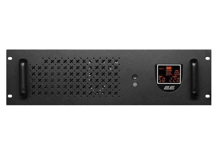 2E ДБЖ RE1500, 1500VA/900W, RM 3U, LCD, USB, 2xSchuko RC_2E-RE1500 фото
