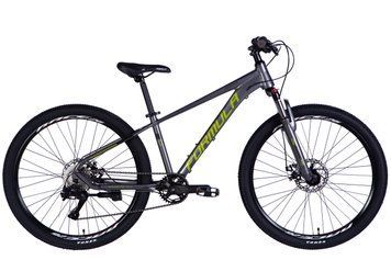 Велосипед AL 26" Formula ZEPHYR 3.0 DD CS рама-14" сіро-зелений 2025 VT_OPS-FR-26-784 фото