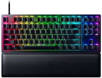 Клавіатура механічна Razer Huntsman V2 TKL 87key, Purple Switch, USB-A, EN/RU, RGB, чорний RC_RZ03-03941400-R3R1 фото