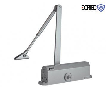 Доводчик Dortec DT-65, зусилля - 85-120 кг, розмір - 223x45x72, колір - срібло U_03006 фото