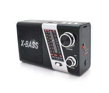 Радиоприемник YG-851BT+Solar, AM/FM, встроенный аккумулятор, Mix color, Box U_29345 фото