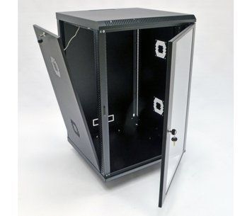 Шафа Voltronic 18U, 600х800х907 мм (Ш * Г * В), акрилове скло, чорна U_04851 фото