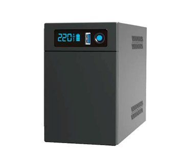 ДБЖ Ritar E-RTM-LI-1200 (720W), LCD, AVR, 3st, 2xSCHUKO, АКБ LiFePO4 х 25.6V154WH, metal Case (305*85*141) 5кг (372*278*440) U_36278 фото