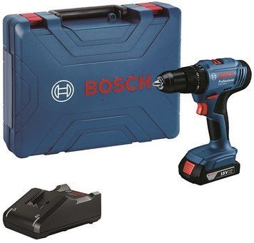 Bosch Шуруповерт-дриль ударна акумуляторна GSB 183-LI 18В 1х2А&middot;год 21-56Нм 374-1815об&middot;хв кейс 1.2кг RC_0.601.9K9.101 фото