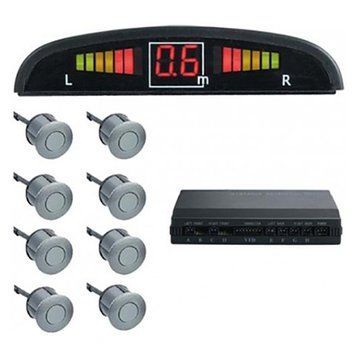 Парктронік TIGER TG-P8/LED/8 датчики D=18мм/конектор/сiрий/сiрий OL_48220 фото