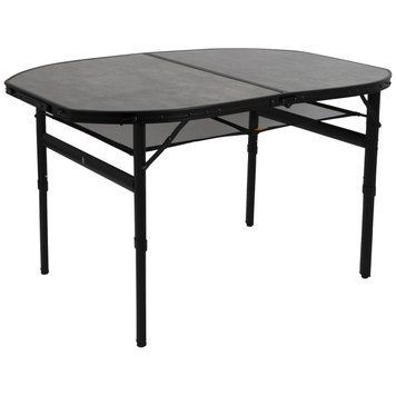 Стіл Bo-Camp Northgate Oval 120x80 cm Black/Grey (1404187) DS_DAS302568 фото