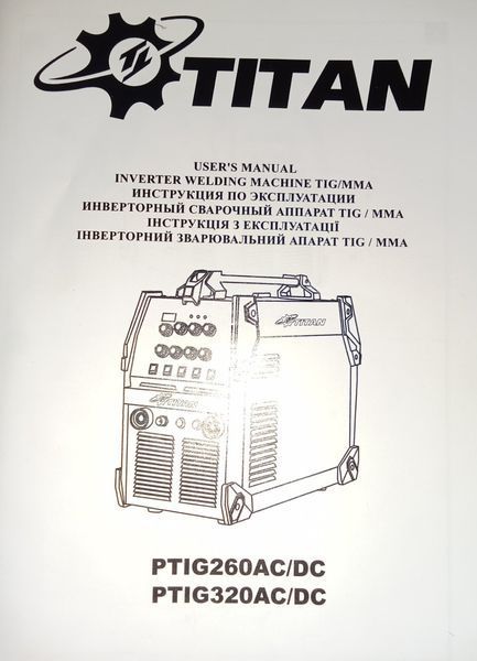 Зварювальний інвертор Titan PTIG 320 AC/DC-SMART-AL HY_090113398 фото