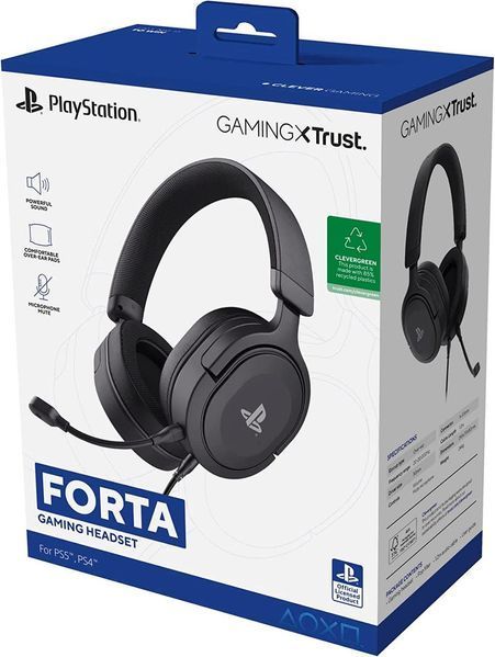 Гарнітура Trust GXT 498 Forta for PS5, 3.5мм, чорний RC_24715_TRUST фото