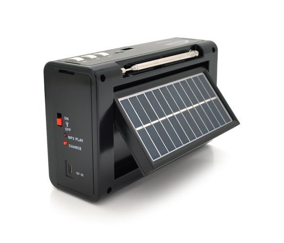 Радіоприймач YG-851BT+Solar, AM/FM, вбудований акумулятор, Mix color, Box U_29345 фото