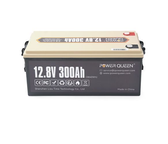 Акумулятор LiFePO4 Power Queen 12.8 V 300Ah, 3840Wh, BMS 200A, 522*240*218 мм U_39223 фото