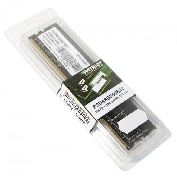 Память ПК Patriot DDR4 8GB 2666 RC_PSD48G266681 фото