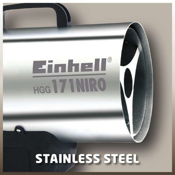 Тепловая пушка Einhell HGG 171 Niro (газовая) HY_090114347 фото