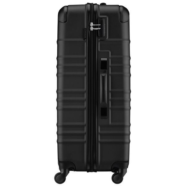Чемодан, Amplar, большой, пластик, 4 колеса, черный Wenger RC_653140 фото