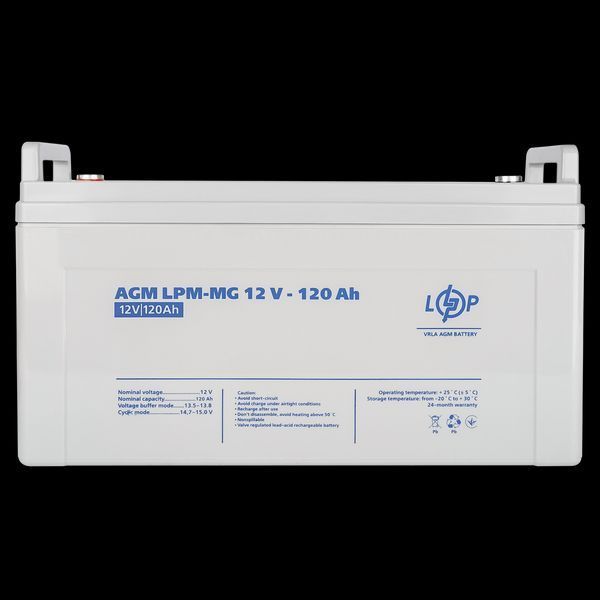 Акумулятор мультигелевий LPM-MG 12V - 120 Ah LP_3876 фото