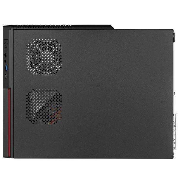 Корпус 2E S613ARGB-400 з БП 2E 400W-SFX, 1xUSB3.0, 1хUSB Type-C, 1x80мм, Micro ATX/Desktop, чорний RC_2E-S613ARGB-400 фото