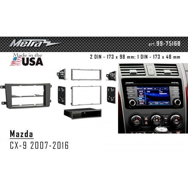 Перехідна рамка Metra 99-7516B для Mazda CX9 2007-2016 AV_99-7516B фото