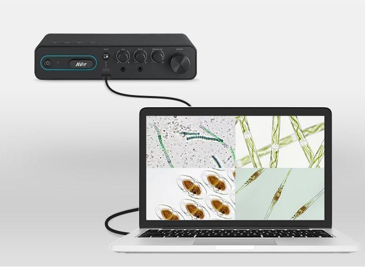 AVER Аудіосистема SA-A5, 2х Omni-mic, динаміки 2х32 Вт, USB, BT, 3.5 mini jack, RJ45, чорний RC_61D1B20000AB фото